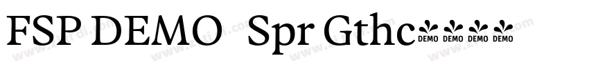 FSP DEMO   Spr Gthc字体转换